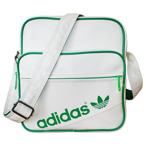 adidas tasche grün weiß|Grun .